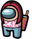 Among Us Charli D'amelio Character cursor