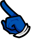 Among Us Club Penguin Gary Character pointer