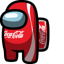 Among Us Coca-Cola Character cursor