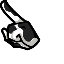 Among Us Cow Character pointer