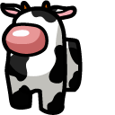 Among Us Cow Character cursor