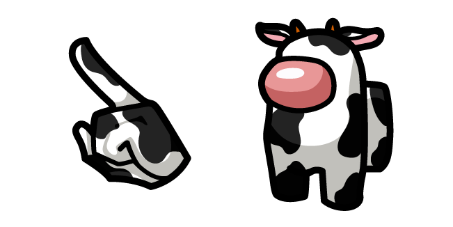 Among Us Cow Character