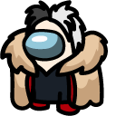 Among Us Cruella De Vil Character cursor