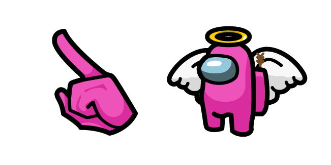 Among Us Cupid Character