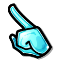 Among Us Cyan Bottle of Water Character pointer