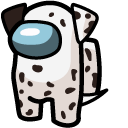 Among Us Dalmatian Character cursor