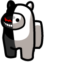 Among Us Danganronpa Monokuma Character cursor
