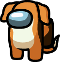 Among Us Dog Character cursor