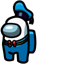 Among Us Donald Duck Character cursor