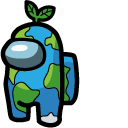 Among Us Earth Character cursor