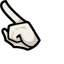 Among Us Easter Bunny Character pointer