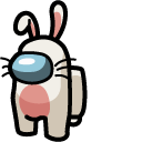 Among Us Easter Bunny Character cursor