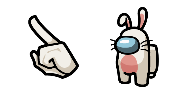 Among Us Easter Bunny Character