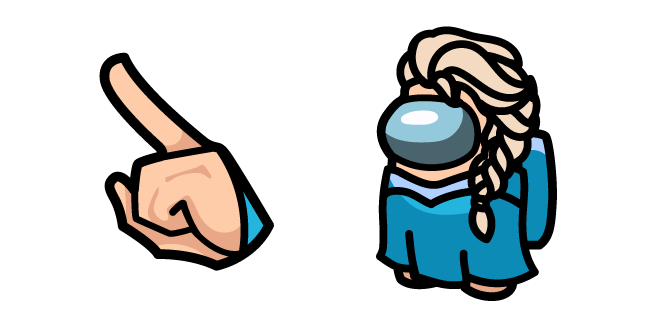 Among Us Elsa Character