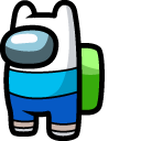 Among Us Finn Character cursor