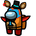 Among Us FNAF Glamrock Freddy Character cursor