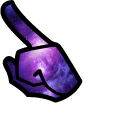 Among Us Galaxy Character pointer