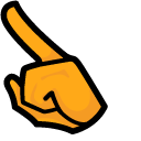 Among Us Garfield Character pointer