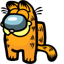 Among Us Garfield Character cursor