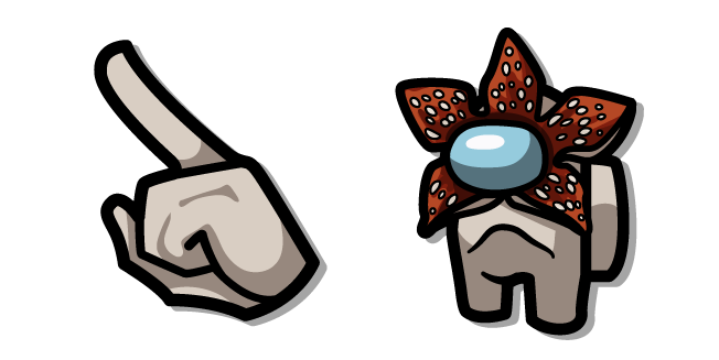 Among Us Gray Demogorgon Character