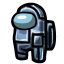 Among Us Gray Iron Character cursor