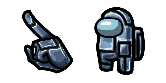 Among Us Gray Iron Character