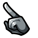 Among Us Gray Knight Character pointer