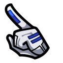 Among Us Gray Star Wars R2-D2 Character pointer