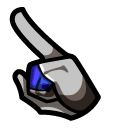 Among Us Gray Wild Duck Character pointer