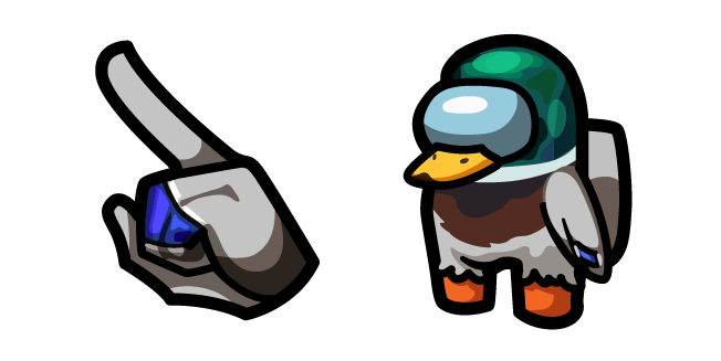 Among Us Gray Wild Duck Character