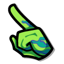 Among Us Green Chameleon Character pointer