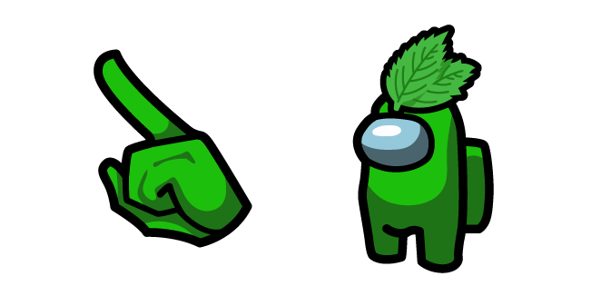 Among Us Green Character Mint