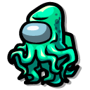 Among Us Green Kraken Character cursor