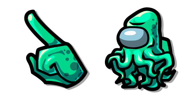 Among Us Green Kraken Character
