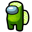 Among Us Green Lime Character cursor