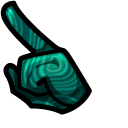 Among Us Green Malachite Character pointer