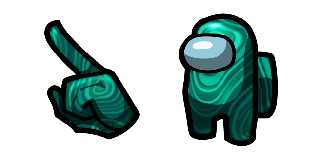 Among Us Green Malachite Character