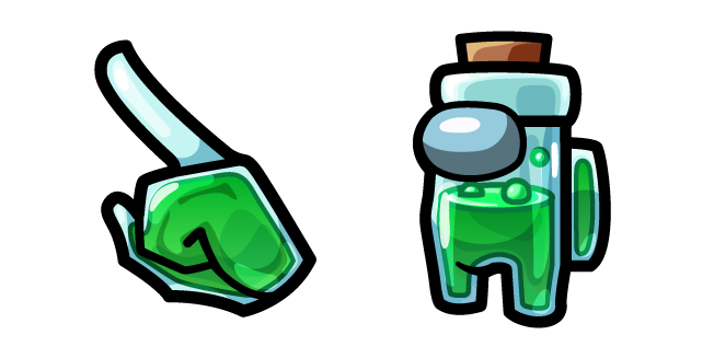 Among Us Green Poison Character