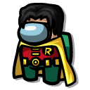 Among Us Green Robin Character cursor