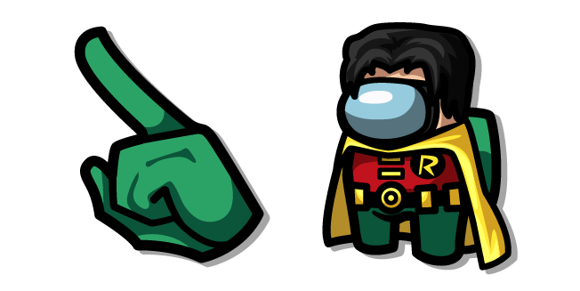 Among Us Green Robin Character