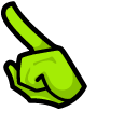 Among Us Grinch Character pointer