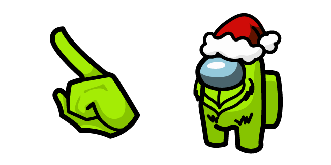 Among Us Grinch Character