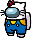 Among Us Hello Kitty Character cursor