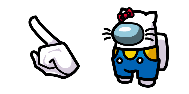 Among Us Hello Kitty Character