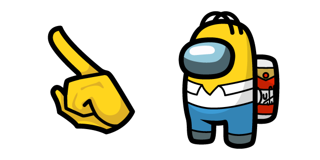 Among Us Homer Simpson Character