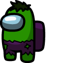 Among Us Hulk Character cursor
