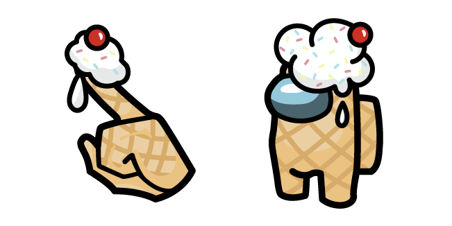 Among Us Ice Cream Character