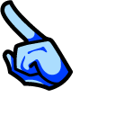 Among Us Ice King Character pointer