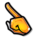 Among Us Jar of Honey Orange Character pointer