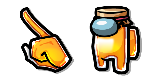 Among Us Jar of Honey Orange Character